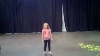 Annie Auditions 10 yr Old Ella Warner sings Tomorrow