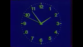 Программа передач и конец эфира (TVP 1 Польша, 04.07.1992)