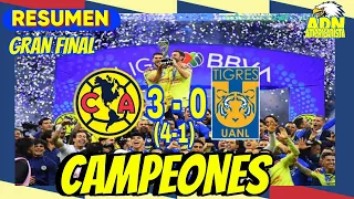 ¡AMÉRICA CAMPEÓN, LLEGÓ LA 14! RESUMEN América 3-0 Tigres