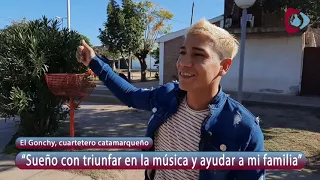 El Gonchy, cuartetero catamarqueño: “Sueño con triunfar en la música y ayudar a mi familia”