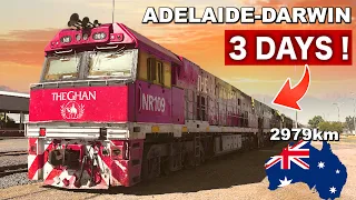 🇦🇺$1,920 Australia's Longest Luxury Sleeper Train | The Ghan (Adelaide→Alice Springs)