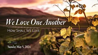 We Love One Another | John 15:9-17 | Sunday May 5, 2024