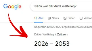 Google zeigt wann der 3. Weltkrieg stattfindet | MythenAkte