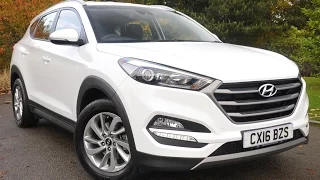 Used Hyundai Tucson 1.7 CRDi Blue Drive SE Nav 5dr 2WD White 2016