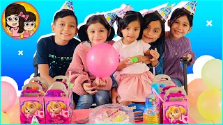 LOS GUZMANCITOS ME FESTEJARON MI CUMPLEAÑOS | Las Leoncitas kids