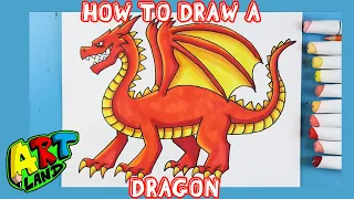 How to Draw an EASY DRAGON!!!