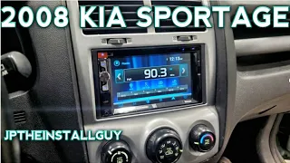 2008 kia sportage radio removal replacement and install