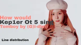 How would Kep1er ot 5 version sing Tomboy (G)i-dle))