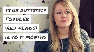 Autism signs (including speech delay) in a young toddler. Dexter at 12 to 18 months.