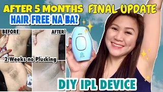 IPL PERMANENT HAIR REMOVER FINAL UPDATE | DIY SMOOTH  IPL HAIR REMOVER DEVICE | PHILIPPINES