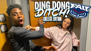 EXTREME DING DONG DITCH PART 15! *COLLEGE EDITION* FAU RA STUDENT KAREN KICKS ME OUT THEIR DORMS!!🦉