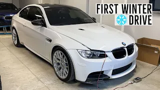 First Winter Start & Drive: BMW E92 M3