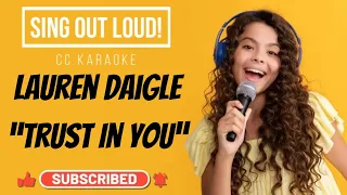 Lauren Daigle "Trust In You" BackDrop Christian Karaoke