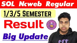 DU SOL 1/3/5 Semester Result Update Dec 2023 Exam | Sol Result 1/3/5 Semester | Sol Result Update