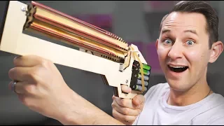 Rubber Band Machine Gun? | 10 Strange Projectile Weapons