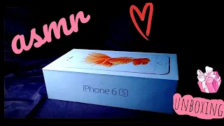 ►АСМР|| 📱РАСПАКОВКА IPHONE 6S📱||ШЕПОТ И ЩЕПОТКА ТИХОГО ГОЛОСА||ASMR UNBOXING IPHONE 6S ◄