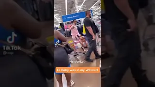 Lil baby spotted in Walmart