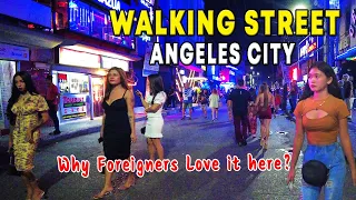 Walking Street and Fields Avenue at Night | Angeles City Night Life | Pampanga | Walking Tour |