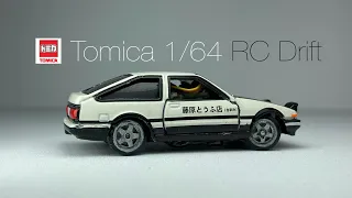 Toyota AE 86 RWD RC Drift Custom Tomica