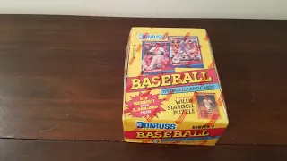 1991 donruss wax box break