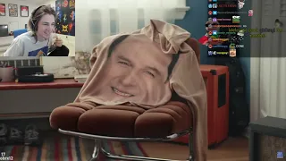 xQc Reacts to Super Bowl Ads with Chat