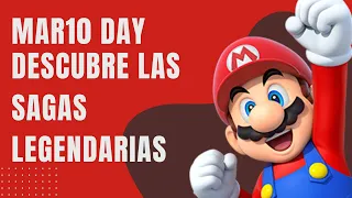 ¡Feliz MAR10 Day! Descubre las Sagas Legendarias de Mario Bros 🍄