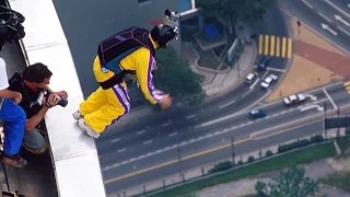 KL Tower BASE jumps - Aerial Extreme