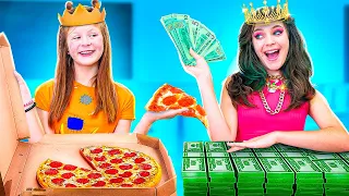 Rainha Pobre VS Rainha Rica da escola! Situações engraçadas da escola com amigos