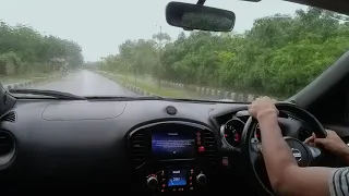 I'll wake you up when I arrive, you can sleep comfortably | rainy highway driving | Darkscreen