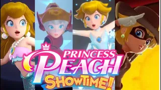 Princess Peach Showtime - All 4 New Princess Peach’s Transformations