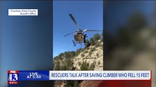 Search and rescue teams respond after climbing tour guide falls near Zion National Park