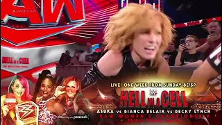 Becky Lynch vs Asuka WWE RAW 23 May  2022