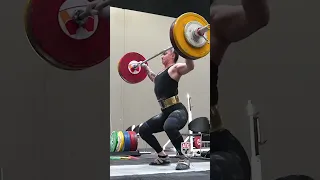 Mattie Rogers 🇺🇸 110kg / 242lb Snatch! #slowmotion #weightlifting