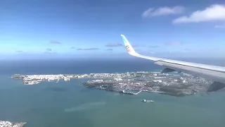 Aterrizaje en San Juan Puerto Rico hermoso paisaje
