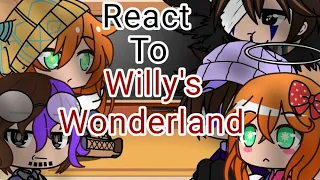 Afton Family Reacts To Willy's Wonderland {35 Subscribers Special👌}