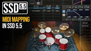 MIDI Mapping In Steven Slate Drums 5.5 (SSD 5.5)