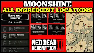 ALL MOONSHINE INGREDIENT LOCATIONS Red Dead Online