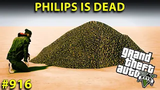 GTA 5 : PHILIPS IS DEAD SAD MOMENT FOR TREVOR | GAMEPLAY #916