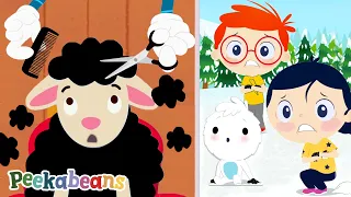 Baa Baa Black Sheep Song | #nurseryrhymes & #kidssongs with Peekabeans