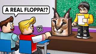 i took my FLOPPA to school ✏️