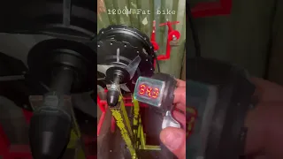 Тест двигуна 1200W Fat bike (фєт байк)