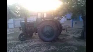 T-40 Tractor trying to take tree out Alexsandru Kalioglu the driver