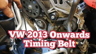 VW AUDI 1.4, 1.6, 2.0TDI 2012/3 Onwards TIMING BELT HOW TO