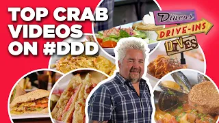 Top #DDD Crab Videos of All Time with Guy Fieri | Diners, Drive-Ins and Dives | Food Network