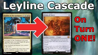 THIS NEW COMBO IS SICK!  Leyline Cascade (Leyline of the Guildpact / Scion of Draco Rhinos- Legacy)