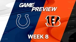 Indianapolis Colts vs. Cincinnati Bengals | Week 8 Game Preview | NFL Playbook