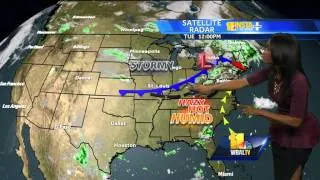 Severe storms to arrive by evening rush hour