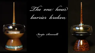 One hour barrier broken !  The new Simonelli spinning tops