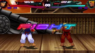 SHIN RYU VS EVIL KEN - CRAZY COMBOS!! - ULTIMATE BATTLE - MUGEN BATTLE