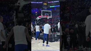 Pregame Windmill Is Crazy 🥶 | LA Clippers